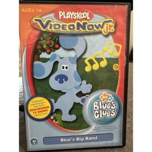 VideoNow Jr. Blue's Clues Playskool PVD - Nick Jr. Blue's Big Band 2004‎ VTG